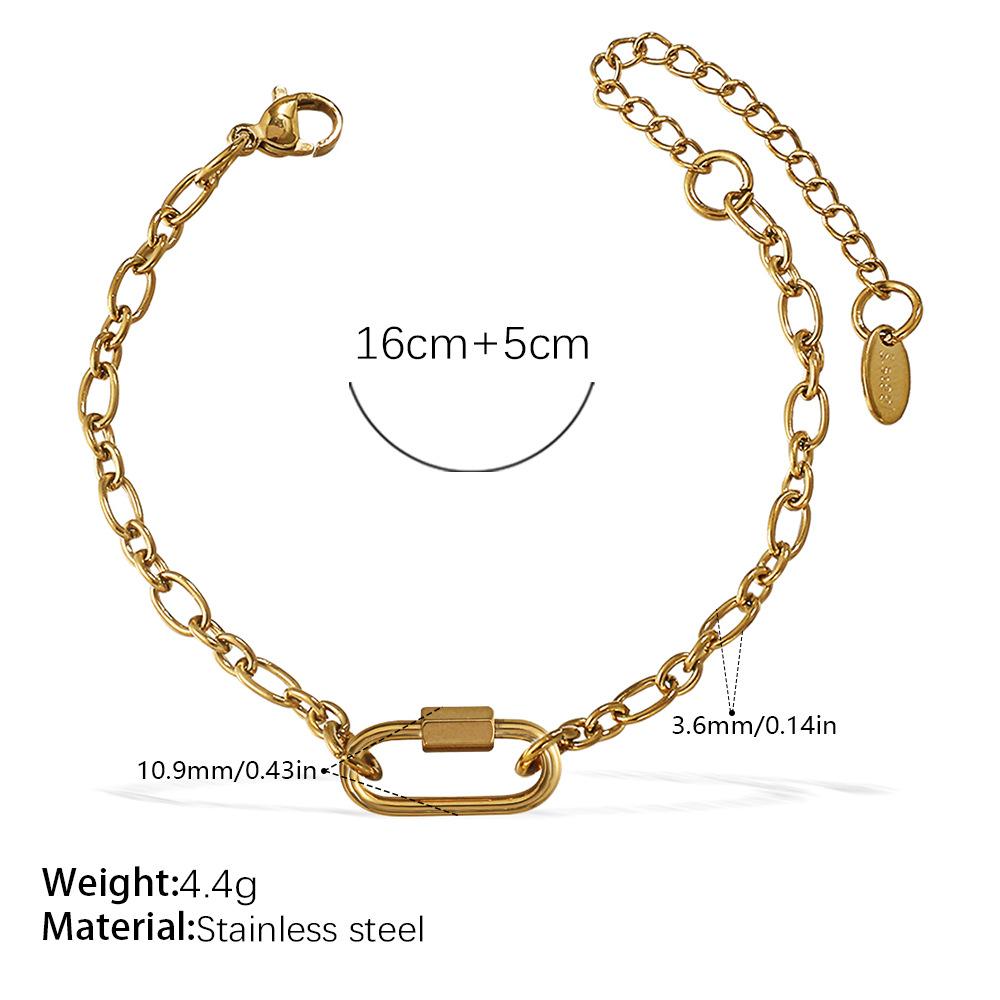 Japan And South Korea Fashion Niche Bracelet Necklace Women'S Personality Design Versatile Jewelry Does Not Fade Popular Trend