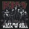 Amplified Herren-T-Shirt „Let Me Go Rock N Roll Kiss Diamante“.