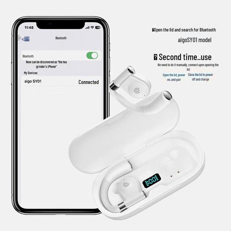 Aigo SK03 Open-Ear Sports Bluetooth Earbuds