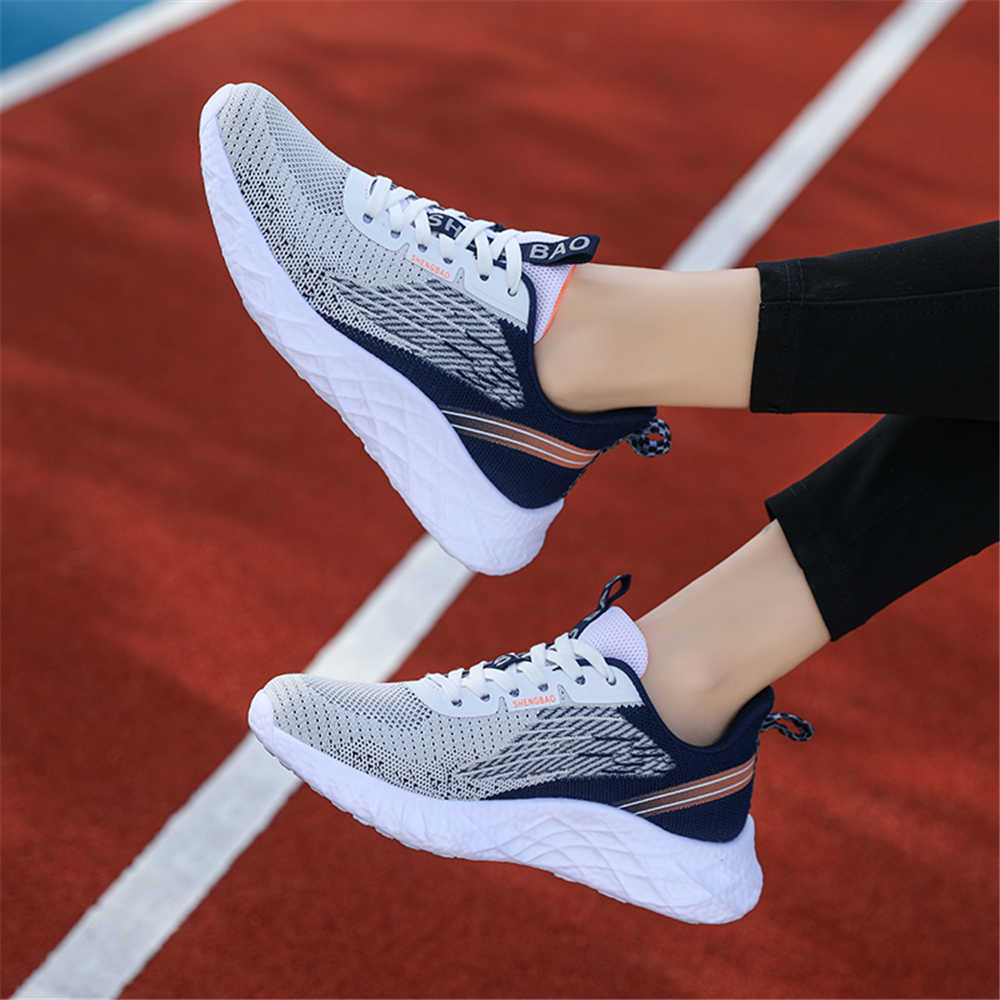 Fashion Thick Bottom Size 43 Women's Shoes Casual White Summer Sneakers Sports Woman Tennis Footwear On Sale Tenus Resell Krasofka
