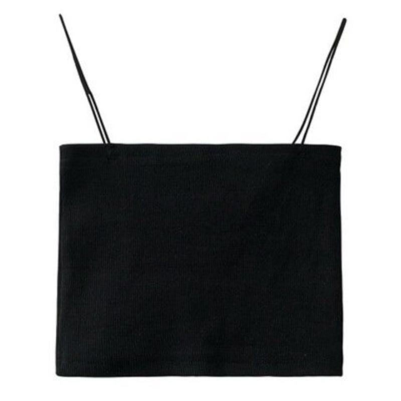 Letní dámské podvazky s módním přiléhavým topem Dámská vesta bez ramínek bez rukávů Sexy jednobarevné tílko