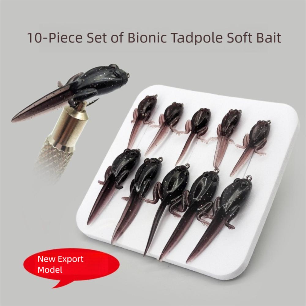 Bionic Design Tadpole Soft Bait Soft Material Bionic Tadpole Bait Soft Fishing Lures  Lure Fishing