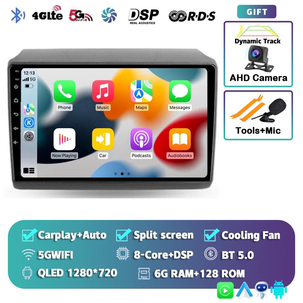 Android 14 Car Radio Carplay For Fiat Ducato 2007-2015 Citroen Jumper Peugeot Boxer 2011-2015 2 Din Autoradio Multimedia GPS DSP