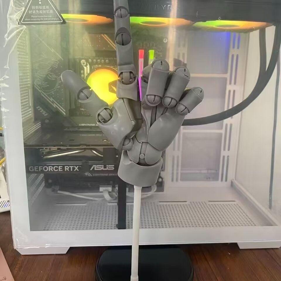 1:1 equal ratio human hand joint super movable simulated hand reference hand movable manipulator ornament