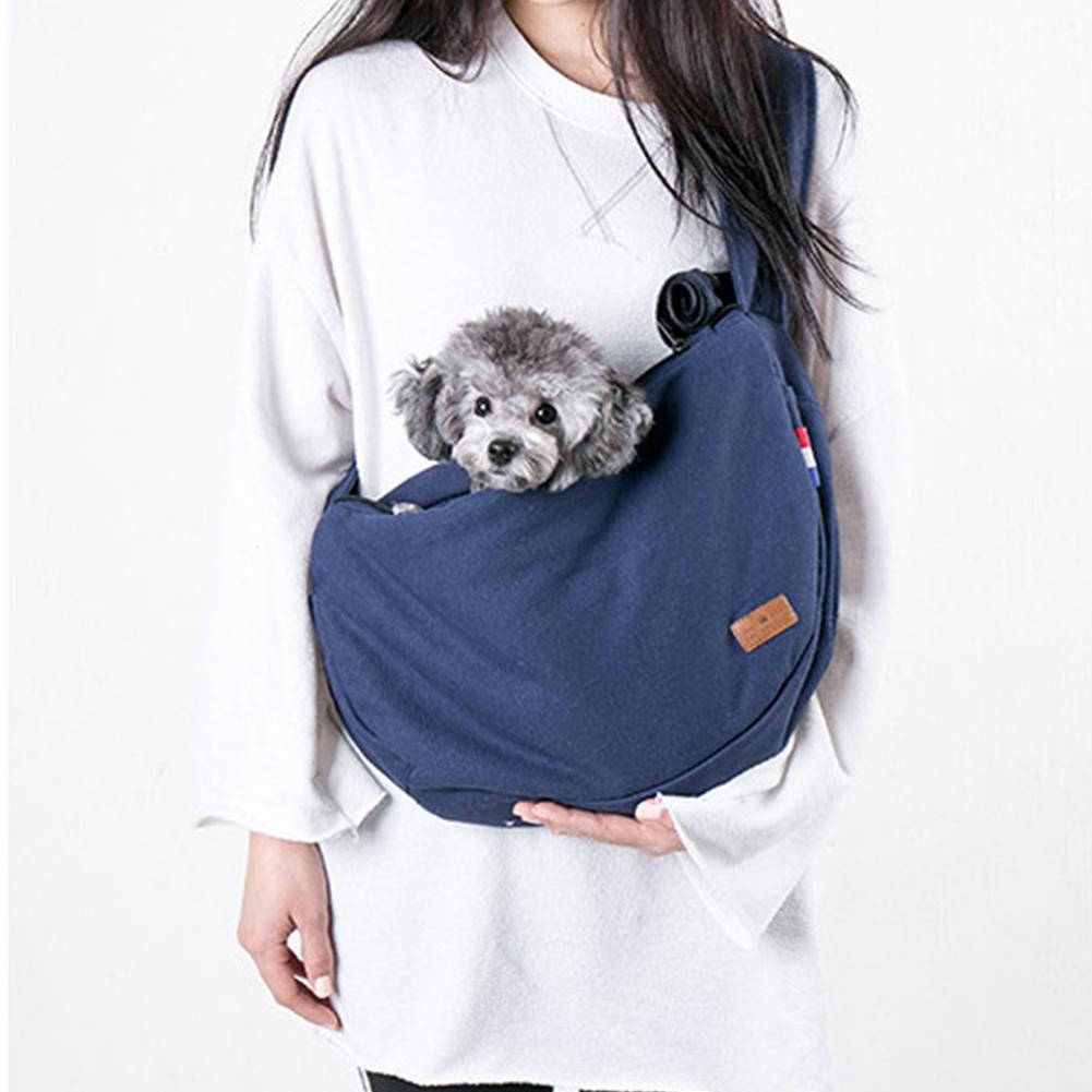 Portable Carrying Single Shoulder Bag with Pocket for Small Pets Cat Dog Outdoor Use