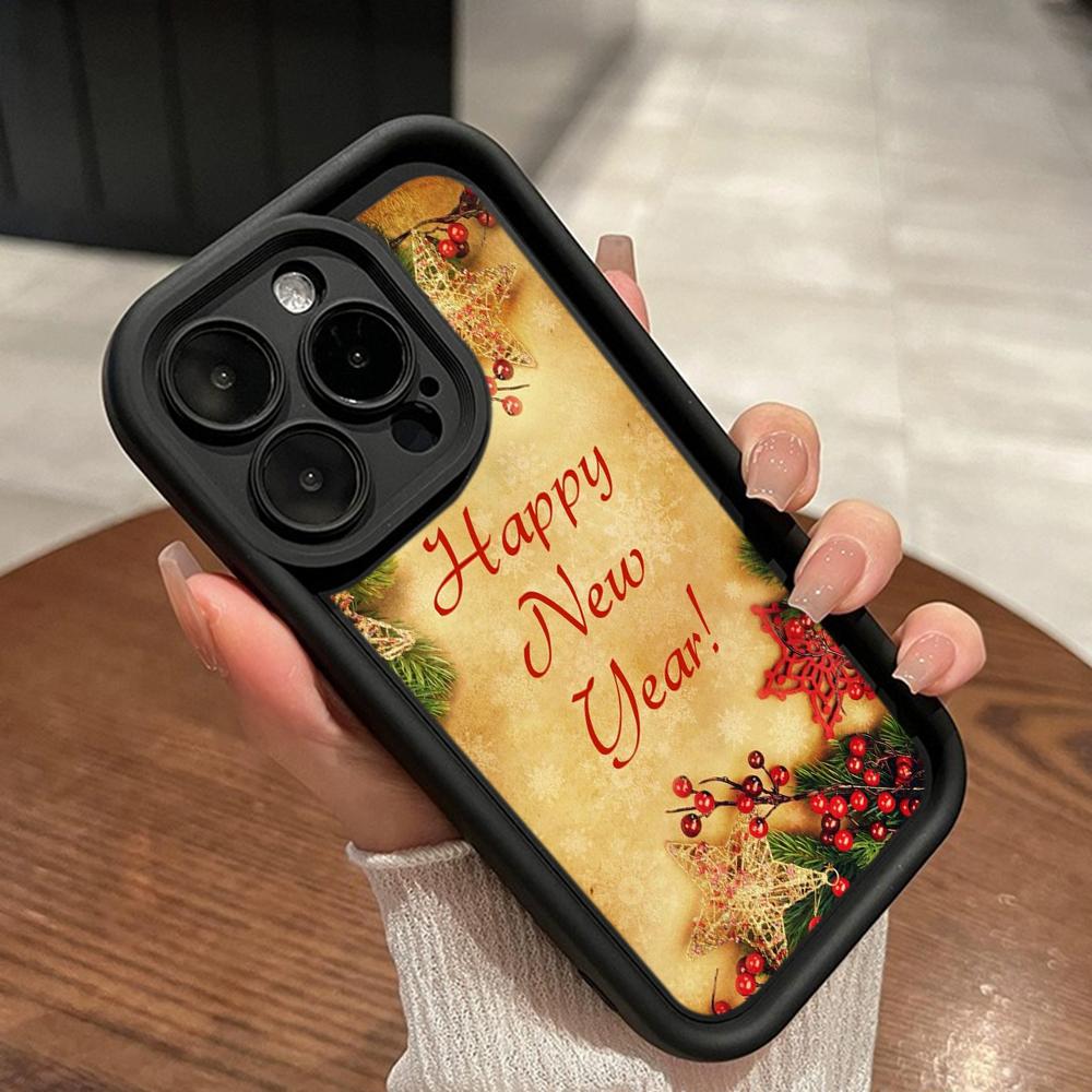 

Чехлы для телефонов Ae118 Merry Christmas Santa art для iPhone 16 14 13 11 Pro Max 15 7 8 6s Plus 12 mini XR XS Max SE 5s Angel Eye Ladder Protective Cover for iPhone 15 Plus