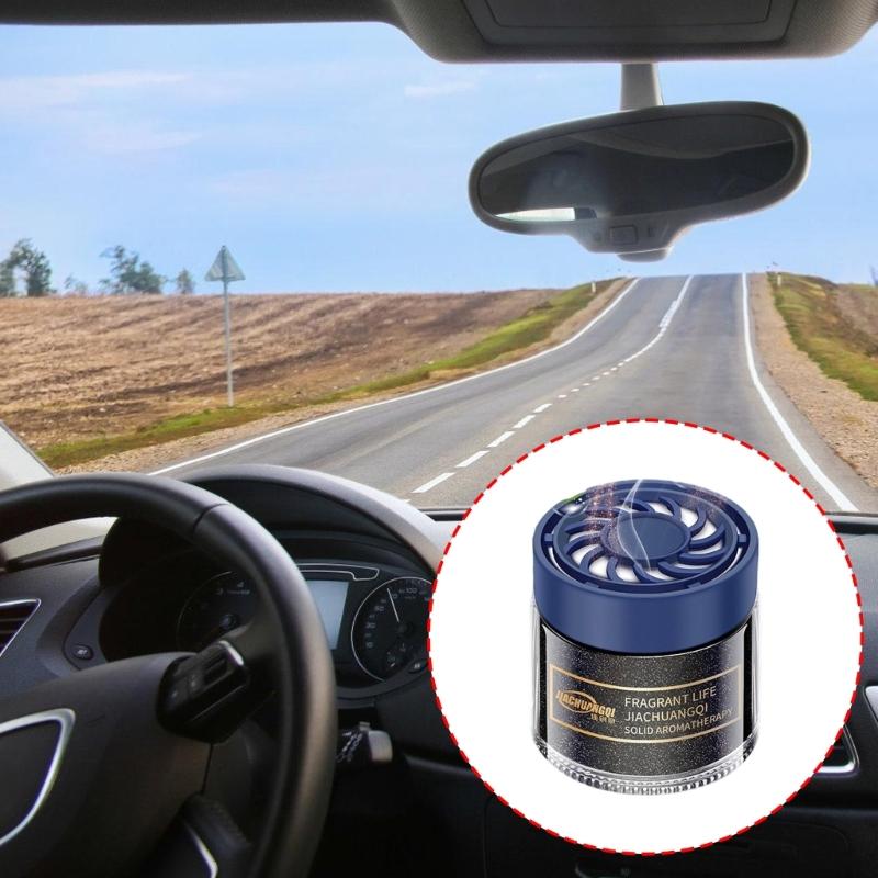 Car Air Freshener Vehicle Ornament 80g Glittering Odors Eliminators Essential Oil Diffuser Solid Fragrances Deodorizer