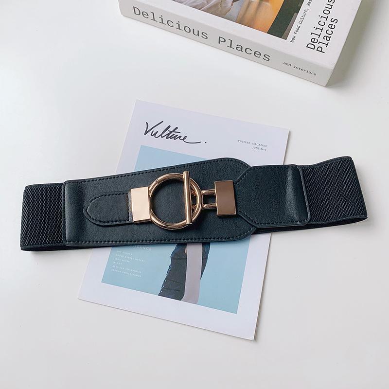 Women's High-End Elastic Waist Belt - Versatile and Trendy Decorative Accessory