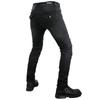 Mens Motorcycle Riding Pants With Built-in Protective Padding Stretch Cotton All-Season Outdoor Motorbike Trousers