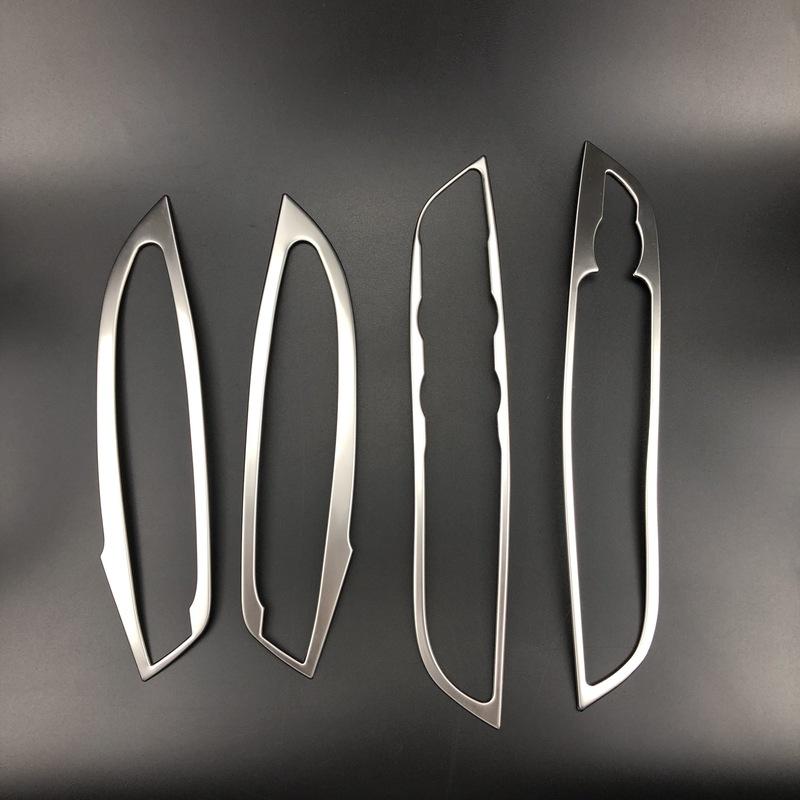 For Ford Focus 3 MK3 2012-2018 Car Styling Accessories Window Lift Panel Interior Door Armrest Handle Frame Trim Sticker