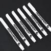 3/2/1pcs White Permanent Marker Pens Fine Tip Oil-based Art Drawings On Wood Leather Graffiti Markers Stationery For Art Writing