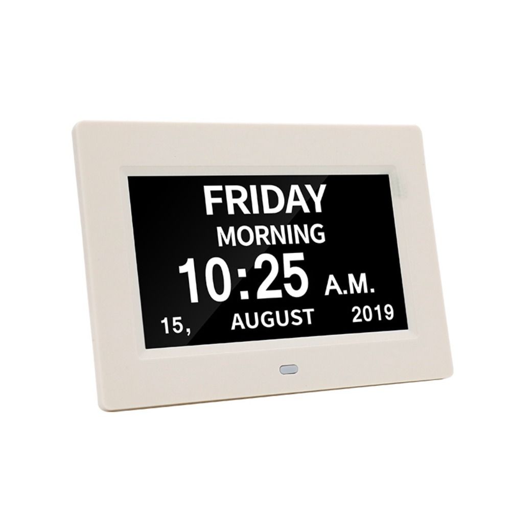 Wall Decoration Desk Large Screen Display Digital Calendar Time Reminder Alarm Clock LED Clocks