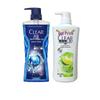 Clear & Smooth Men's Icy Cool Shower Gel & Anti-Dandruff Shampoo Set