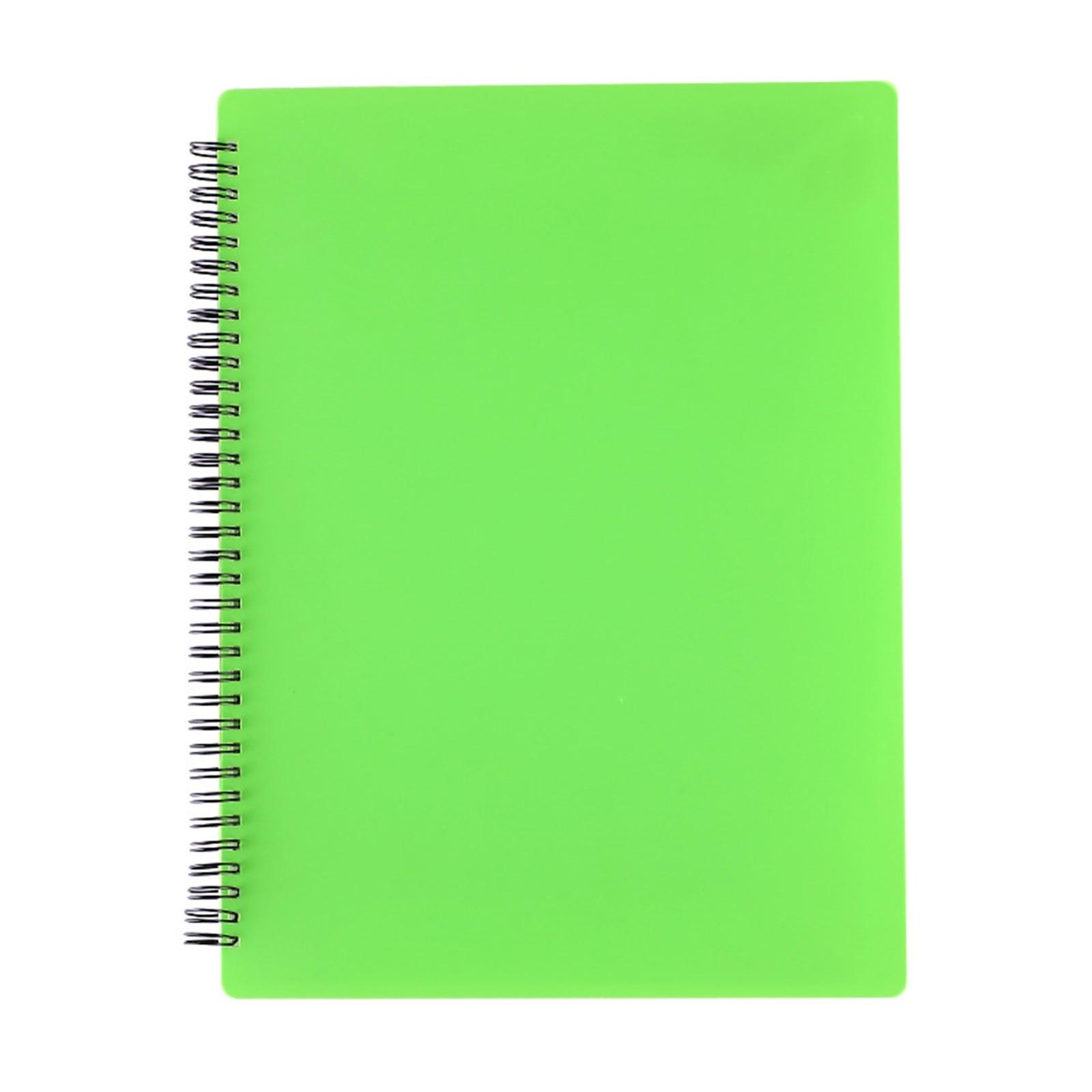 Органайзер для нот формата А4 спиральная папка с 10 карманами для нот рисунков и документов простота редактирования One Size зелёный 959₽