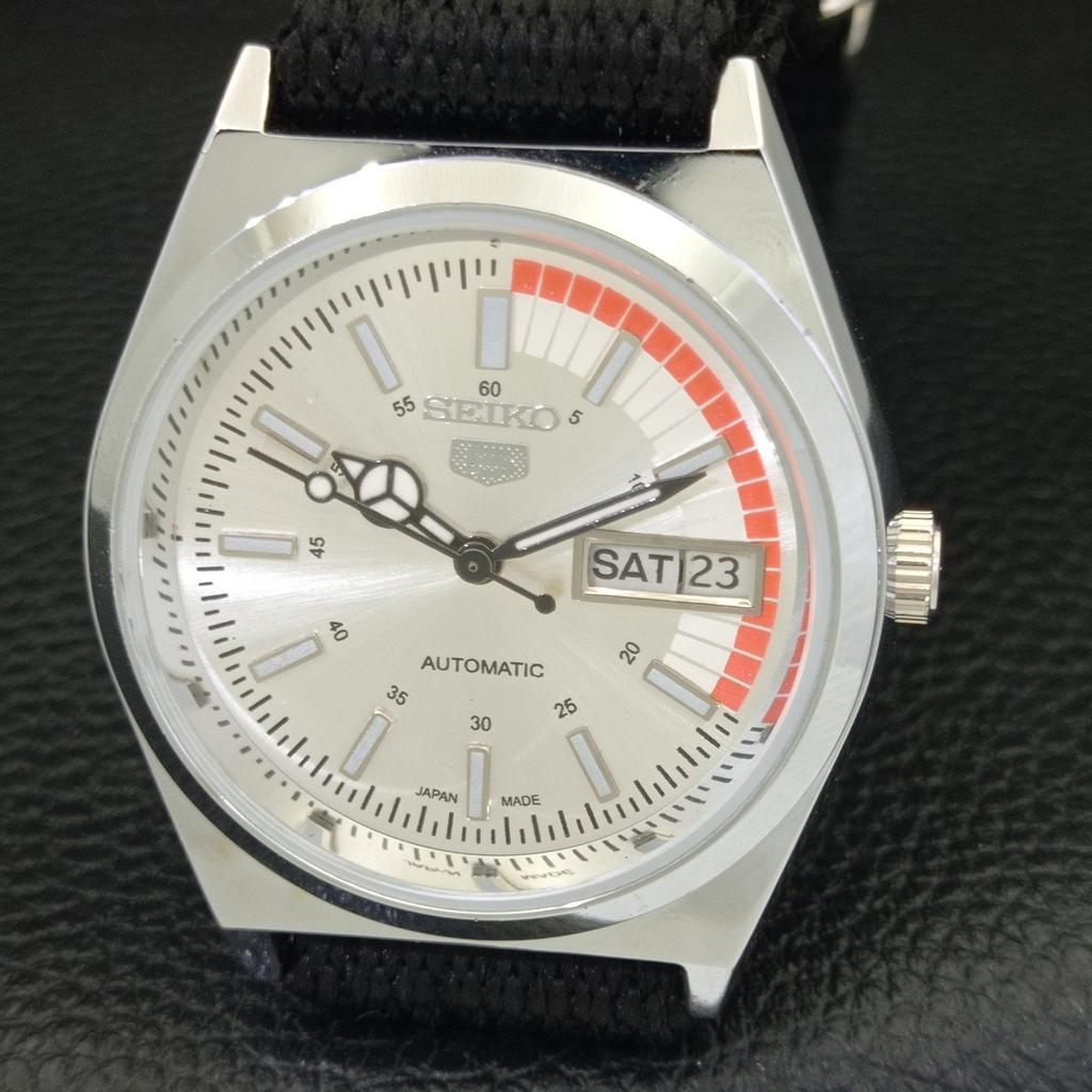 REFURBISHED VINTAGE SEIKO 5 AUTOMATIC 6309A JAPAN MENS SILVER WATCH a440790-4 Sk-a440790