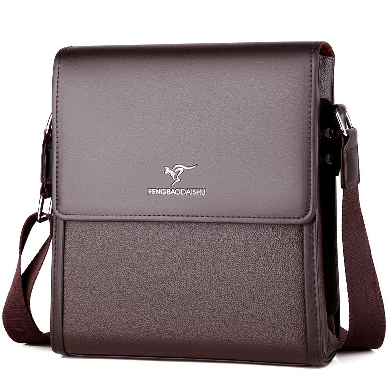 

2025 Мужская Большая Вместительная Деловая Повседневная Сумка Кроссбоди - Горизонтальный и Вертикальный Стили для Планшета