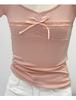 Korean Sweet & Spicy Lace Large Neckline Slim T-Shirt – Women's Summer 2024 Collection