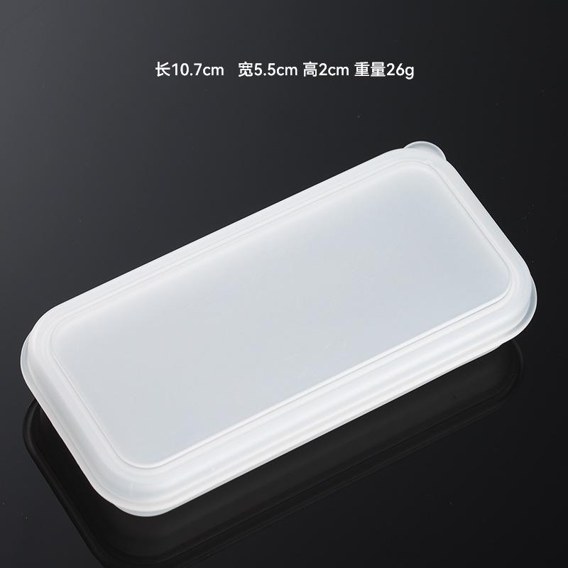 PP plastic short portable tableware box multi-color product box trinket storage box foldable tableware box