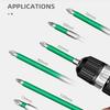 Portraitw Strong Magnetic Durability Screwdriver Drill Bit Set, Universal Drill Screwdriver Bit Set, Anti Slip Screwdriver Bit Set, Universal
