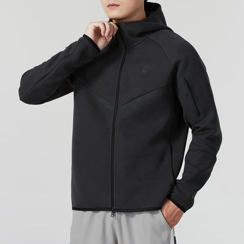Nike Allenamento Corsa Traspirante Moda Giacca Casual Uomo Giacca Nero HV0950-060