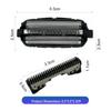 Compatible Panasonic Shaver Head Accessories for Models ES9087, ES9013, ES-GA20, ES8113, ES8116, LT20ES81