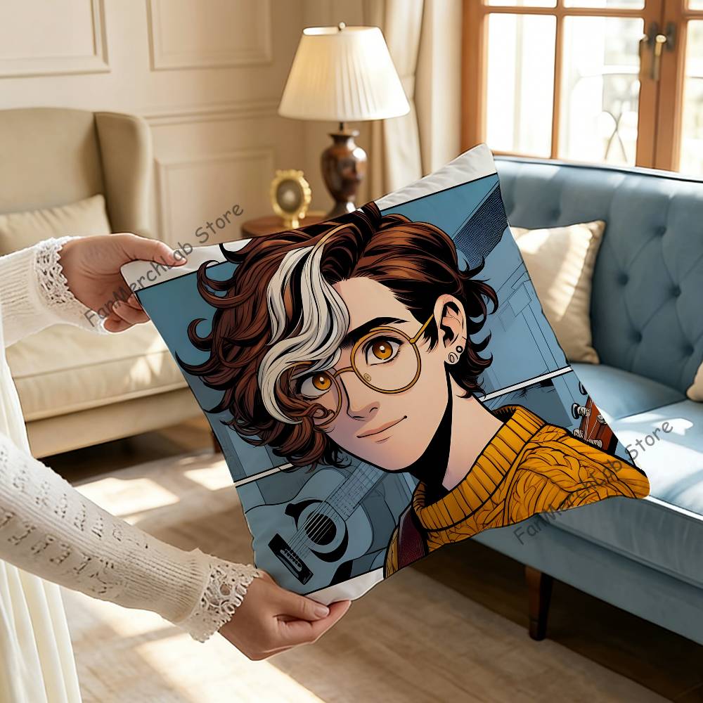 WWilbur Soot Fanart Cushion For Bedroom Car Coffee Shop Room and Living Room Sofa Decorative Pillow Cover Case