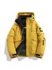 Men's Trendy Korean Style Hooded Graphene Cotton Jacket - Warm, Thickened Winter Windbreaker for Couples