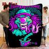 Insane Clown Posse 2D Flat Pattern Flannel Blanket High quality All Seasons Warmth and Comfort Perfect for Christmas Gifts.SMT0917250