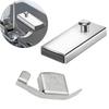 7Pcs Magnetic Seam Guide Sewing Machine Guide Magnets Stainless Steel Hemming Clips Measurement Sewing Ruler Quilting