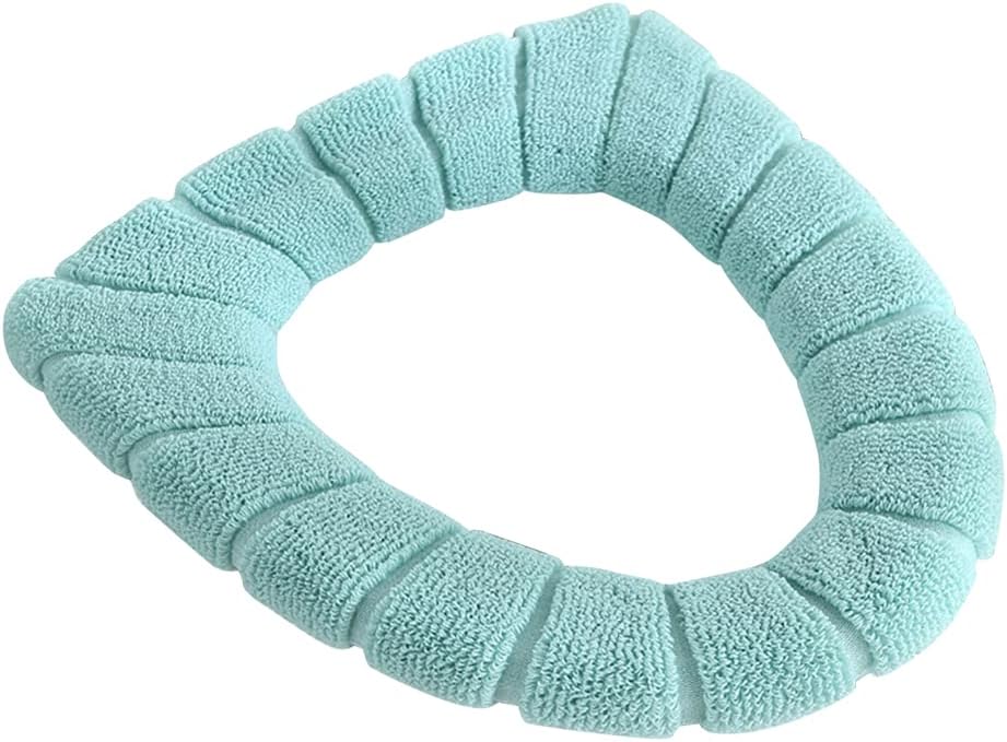 Washable Toilet Seat Cover – Stretchable Cushion Pad for Bathroom, Reusable Washable Soft Mat, Universal Fit Cold Weather