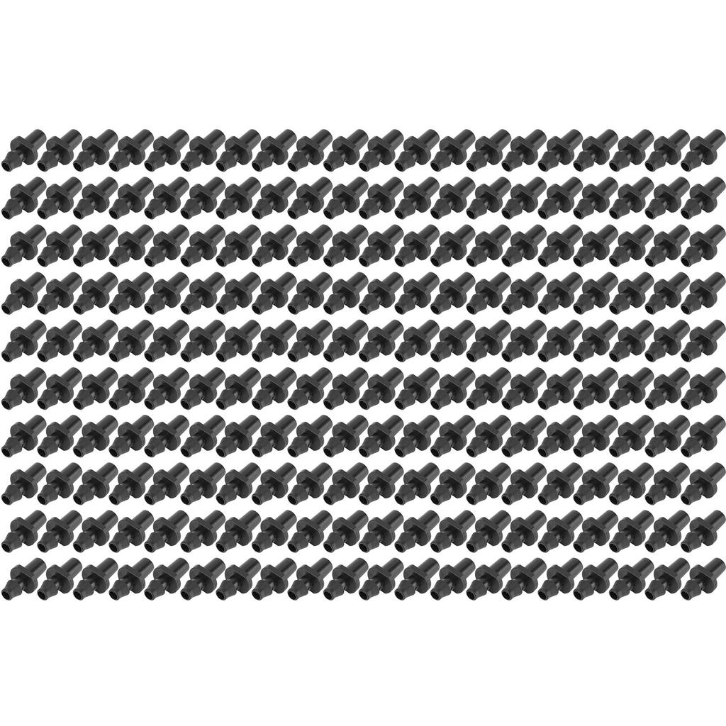 200 Stück/Set Tropfbewässerung Widerhakenkupplung Verbindungsstück Gartenbewässerungsteile für 4/7mm Schlauch