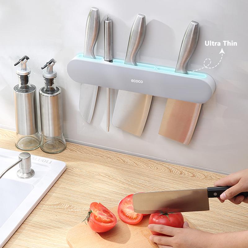 Kitchen Storage Rack Chopstick Knife Holder Professional Kitchen Utensils Holder Kitchen Accessories Wall-mounted  Knives Stand