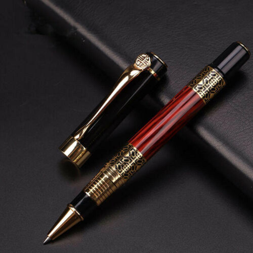 Writing Stationery Office Business Writing Vintage Calligraphy Redwood Fountain Pen Luxury Metal