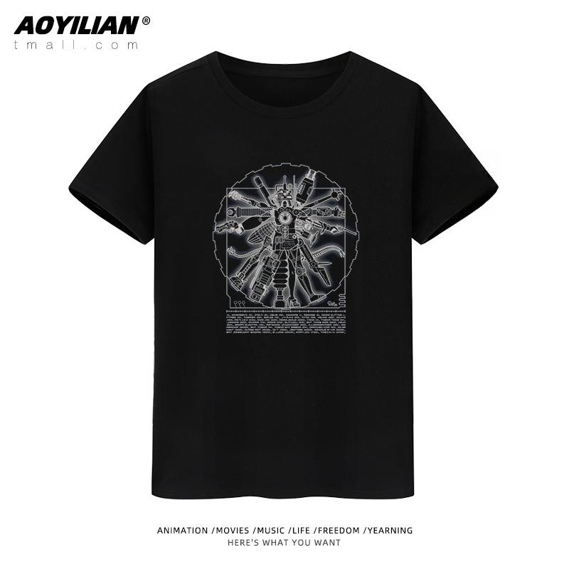 

Marvel Avengers Alliance Iron Unisex Tshirt Shortsleeved Unisexs Tshirt Pure Cotton Halfsleeve Fashionable M