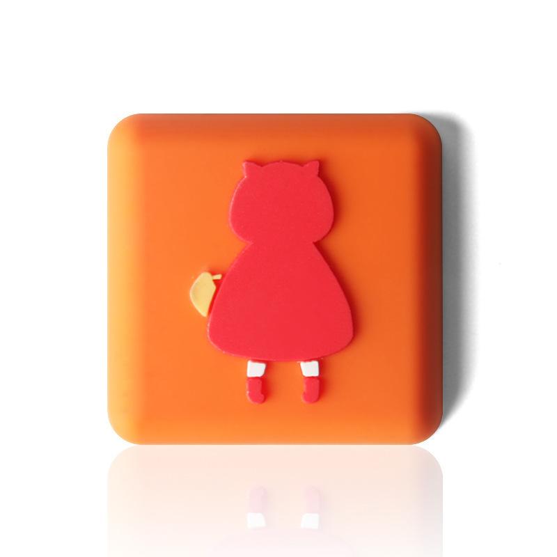 Cartoon Anti-Kollisionspad, Geräuschloser Verdickter Weichgummi Türsticker Anti-Kollisionspad, Anti-Kollisionspad, Wand Türgriff Anti-Kollisionspad