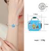 Brand New Trendy Fashion Travel Series Airplane Popular Hot Air Balloon Flag Charm Bead Component Pendant Bead Component Compatible With Authentic
