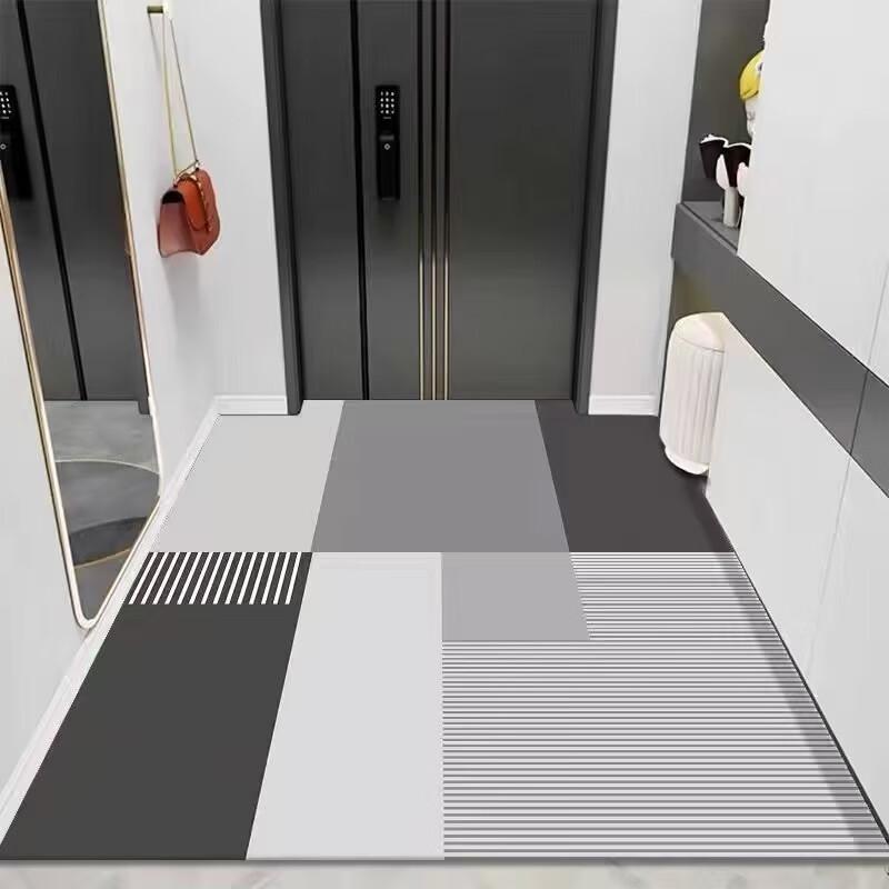 Non-Slip Decorative Entrance Mat: Foldable, Easy-Clean, Wear-Resistant Carpet
