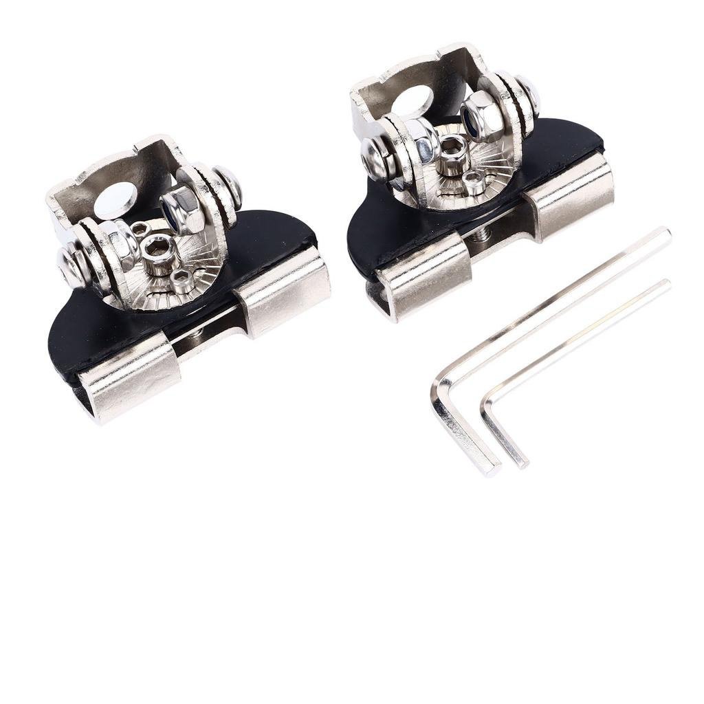 2Pcs LED Light Bar Mounting Bracket A Pillar Hood LED Pod Light Mount Bracket Clamp Holder for Car