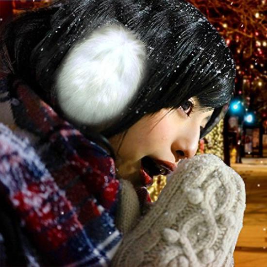 Earlux Rahmenlose Weiße [Offiziell Importiert] Ohrenschützer, Kaninchen, S-M, TYESR-WH-04