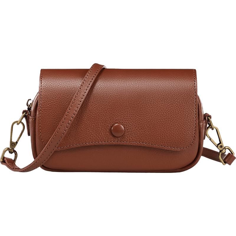 Viney Leather Mini Crossbody Phone Bag