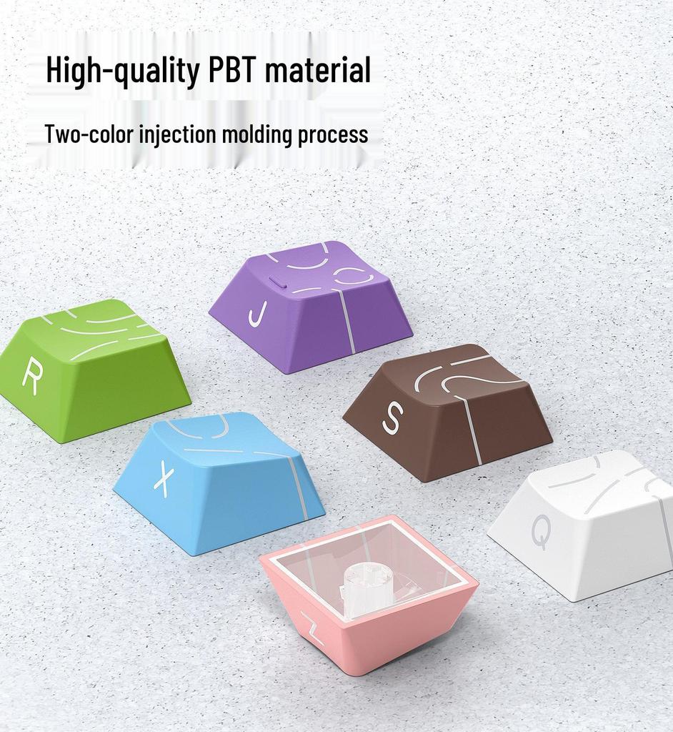 Contour 4.0 Side-Engraved Translucent Custom Keycaps for Magnetic Mechanical Switch Keyboard