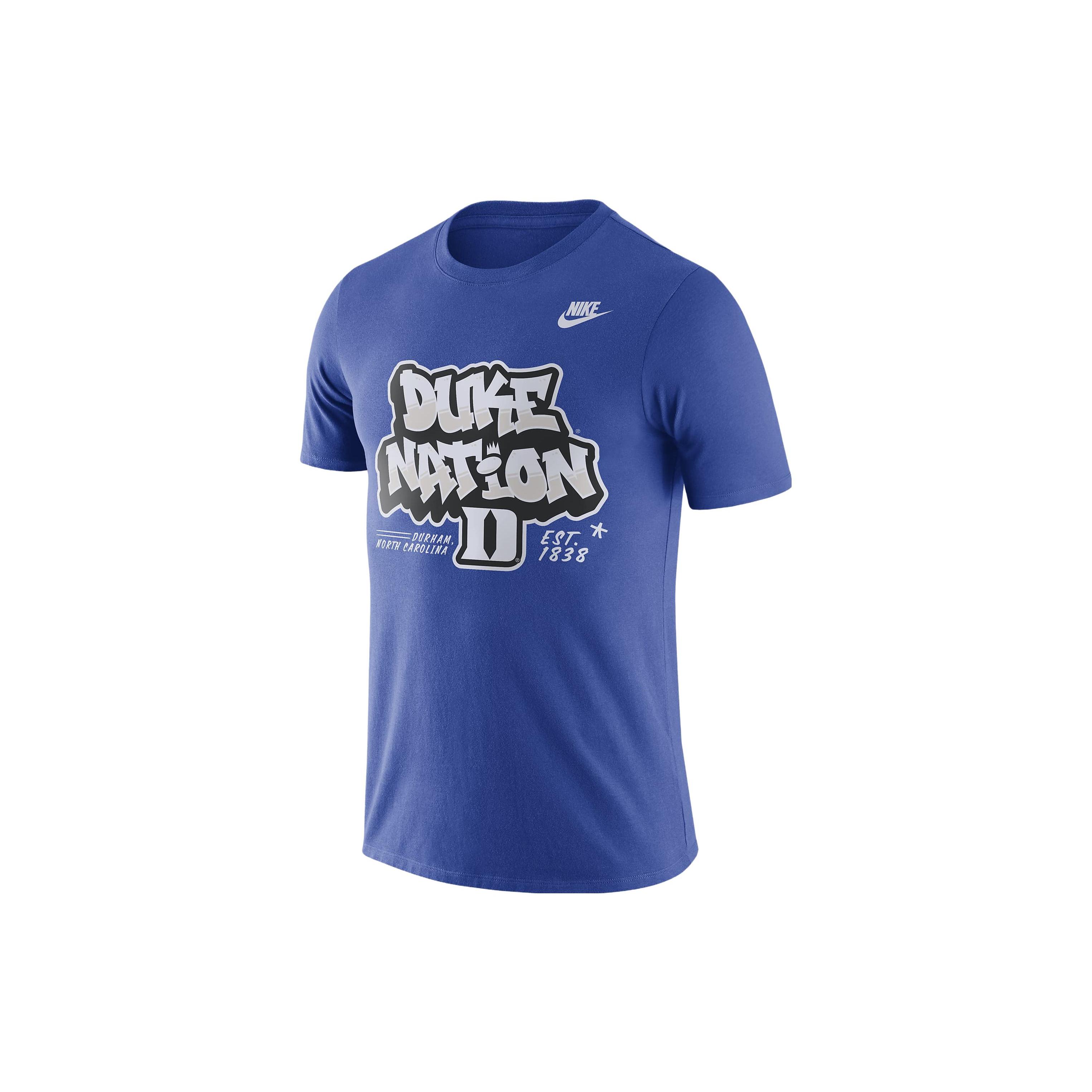 

New Nike Duke T-Shirt Men s Game Blue FN6104-480 XL