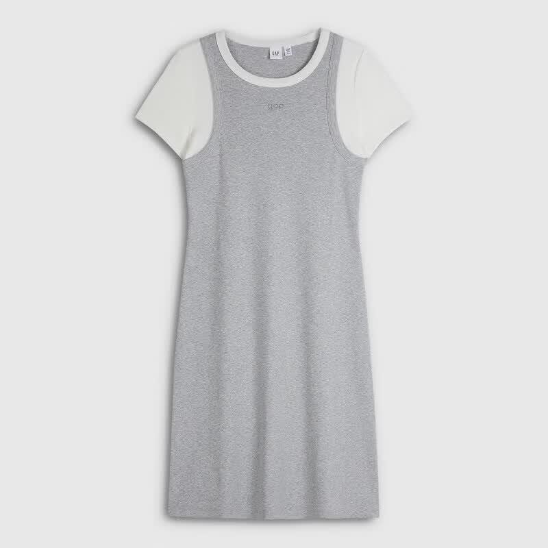 GAP Women's Logo Embroidered T-Shirt Dress