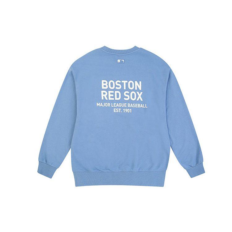 MLB Sweatshirts Unisex Blue Crew Neck Moderate Regular 31MT21011-43U