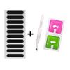 Universal Dustproof Mesh Sticker for Mobile Phones and Tablets - Earpiece Speaker Protection (6/8 Holes, Dustproof, Waterproof).