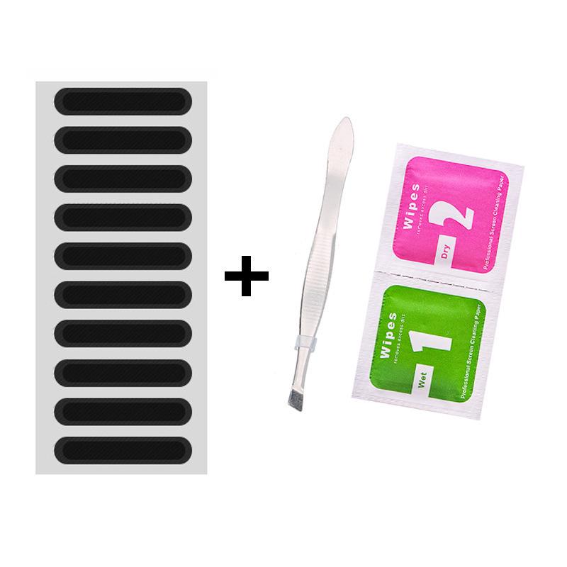 Universal Dustproof Mesh Sticker for Mobile Phones and Tablets - Earpiece Speaker Protection (6/8 Holes, Dustproof, Waterproof).