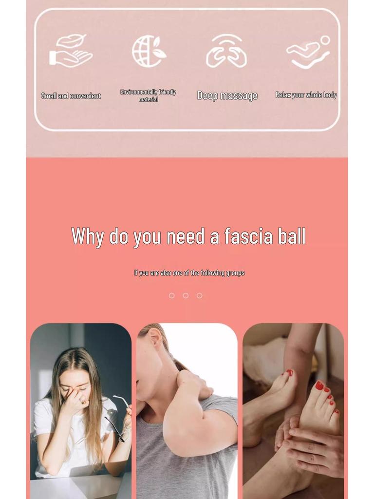 Silicone Suction Cup Massage Ball for Foot & Back Muscle Relaxation