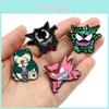 Insígnia de Metal Criativa Engraçada de Desenho Animado Pokemon Fantasma Veneno Elfo de Bolso Alfinete Mágico