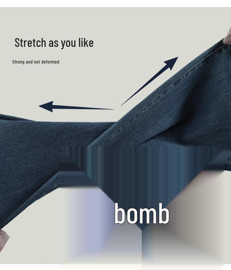 Women's High-Waist Straight-Leg Jeans - Spring/Autumn 2025 Retro Stretch Slimming Pants