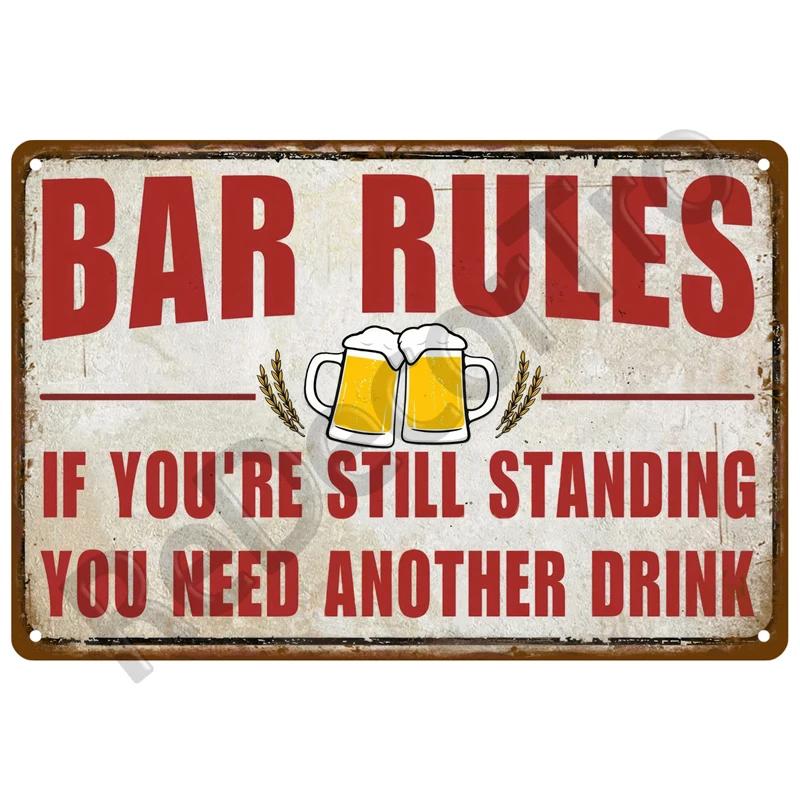 Öl Vintage Metallskylt Whiskey Plåtskylt Affischer Plåt Hem Väggdekor För Pubar Barer Kaféer Klubbar Retro Plakett Målning Mank Cave